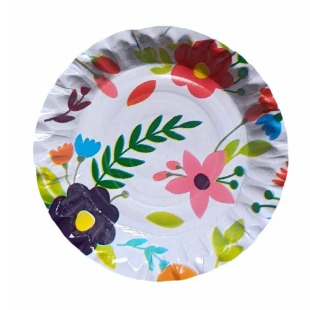 ECSTACY 7  PAPER PLATE PRINTED